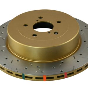 DBA 01-07 Subaru WRX/STI 10 Stud Hole Rear Drilled & Slotted 4000 Series Rotor