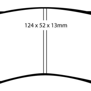 EBC 65-69 Dodge Dart 2.8 Redstuff Front Brake Pads