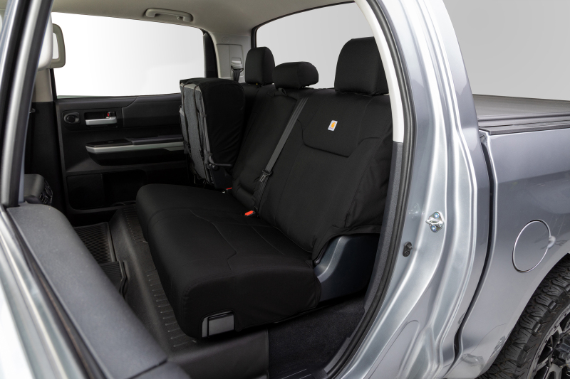 Covercraft 19-24 Chevrolet Silverado Carhartt PrecisionFit Custom Second Row Seat Covers - Blk - Image 8