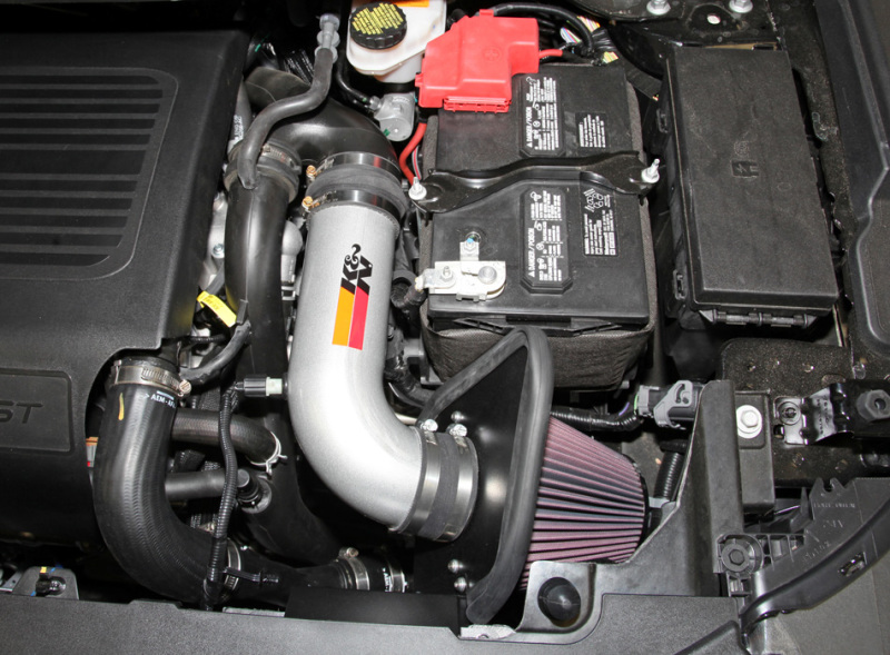 K&N 11 Ford Taurus SHO 3.5L V6 Silver Typhoon Cold Air Intake - Image 8