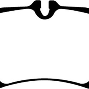 EBC 09-12 Porsche 911 (997) (Cast Iron Rotor only) 3.6 Carrera 2 Redstuff Rear Brake Pads