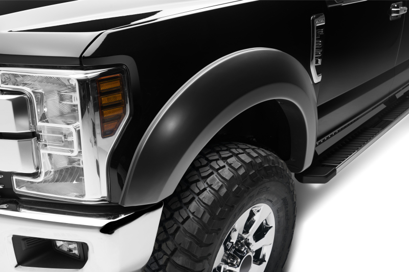 Bushwacker 17-18 Ford F-250 Super Duty Extend-A-Fender Style Flares 4pc - Black - Image 9