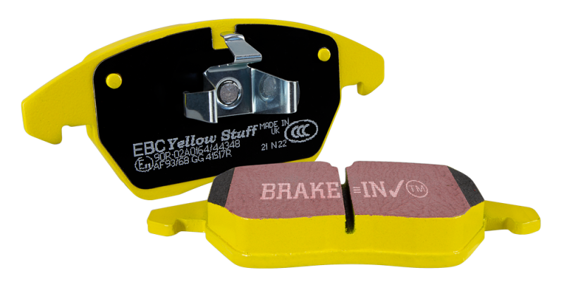 EBC 2023+ Toyota GR Corolla Yellowstuff Front Brake Pads - Image 2