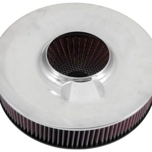 K&N X-Stream Top Assembly 14in OD 5.125in Neck Flange 4.62in H w/Vent