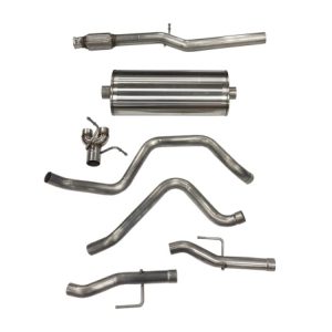 Corsa 19-23 Chevy Silverado/GMC Sierra 6.2L Crew Cab Short Bed 147.5 Cat-Back Dual Rear Exit No Tips