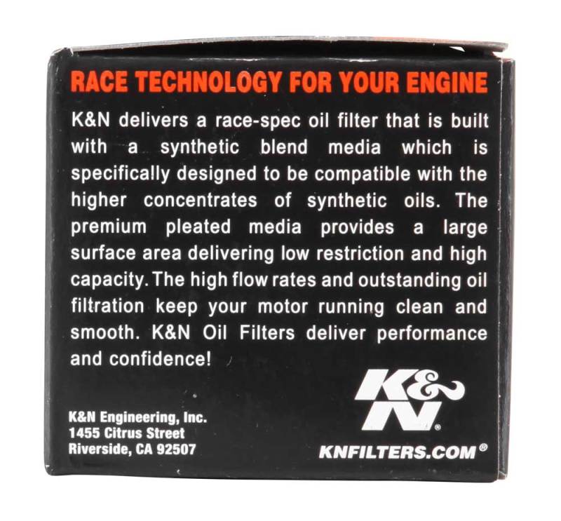 K&N Honda/Husqvarna 1.625in OD x .438in ID x 1.406in H Oil Filter - Image 8