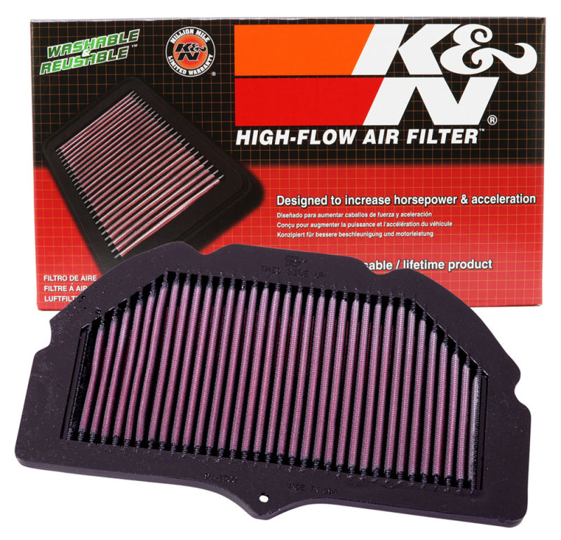 K&N 00-03 Suzuki GSXR6GSXR750 750 / 01-04 GSXR1000 1000 / 01-03 GSXR600 600 Replacement Air Filter - Image 4