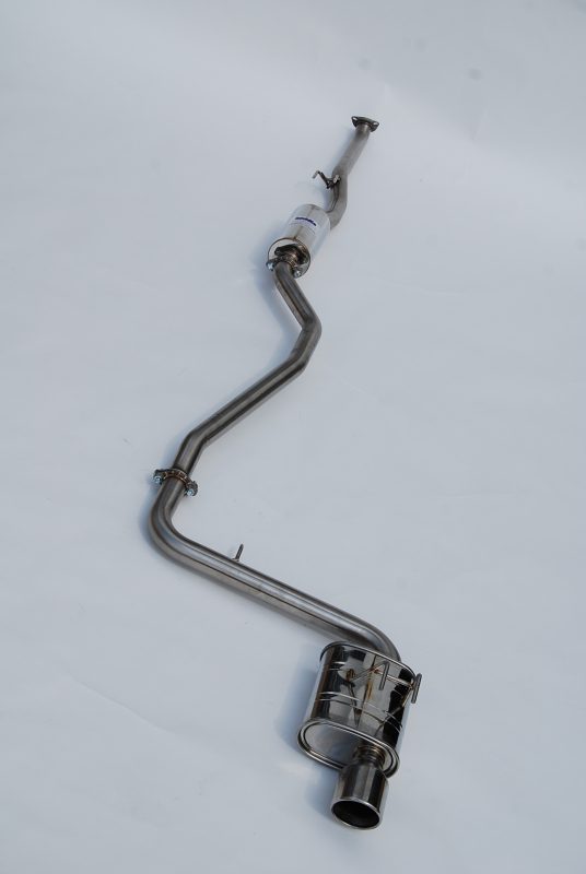 Invidia 2022+ Honda Civic Sport (2.0N/A) 60mm Q300 Cat Back Exhaust - Rolled SS Tips - Image 3