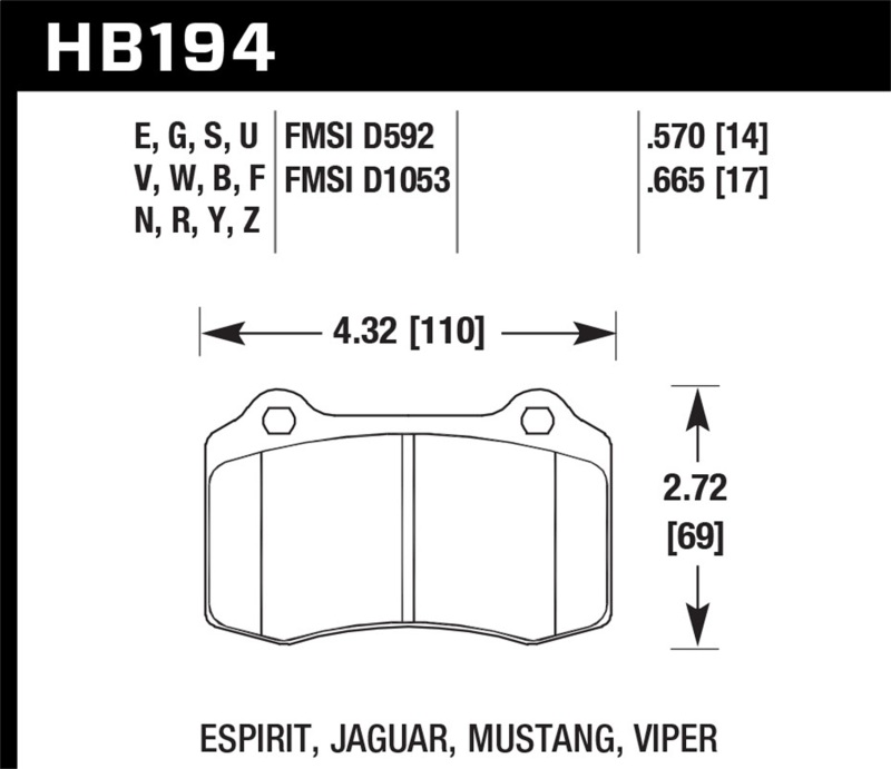 Hawk HP+ Street Brake Pads - Image 9