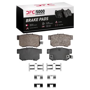DFC 87-22 Acura RSX Rear 5000 Advanced Ceramic Brake Pads and Hardware Kit