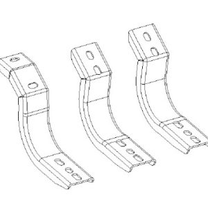 Go Rhino 2024 Toyota Tacoma DC 4dr Brackets for OE Xtreme Cab Length SideSteps - Tex. Blk