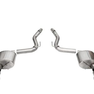 Corsa 2024+ Ford Mustang GT Sport Axle-Back Dual Rear Exit with 4.5in Straight Cut Polished Tips