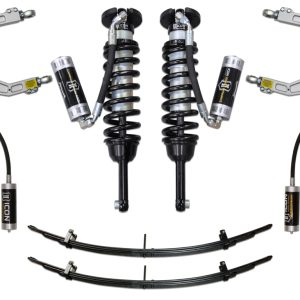 ICON 05-15 Toyota Tacoma 0-3.5in/2016+ Toyota Tacoma 0-2.75in Stg 4 Suspension System w/Billet Uca