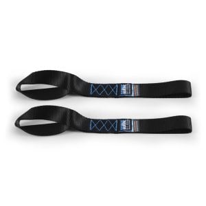 Borne Off-Road Heavy-Duty Ratchet Tie-Down Kit (2-Pack) - Black