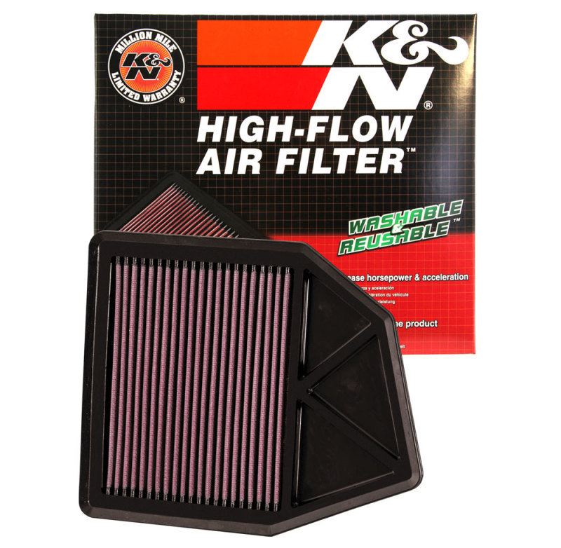 K&N 08 Honda Accord 2.4L-L4 Drop In Air Filter - Image 5