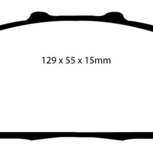 EBC 94-01 Acura Integra 1.8 Redstuff Front Brake Pads