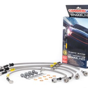 Goodridge 17-21 Honda Civic Hatchback Stainless Steel Brake Line Kit