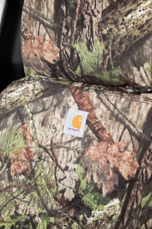 Covercraft 19-24 Chevrolet Silverado Carhartt Camo SeatSaverFront Row Seat Covers - Mossy Oak - Image 10