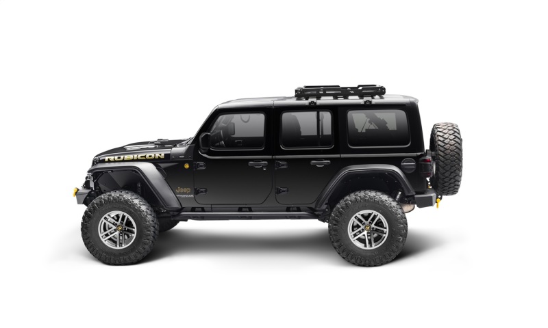 Bushwacker 18-21 Jeep Wrangler JL (2-Door & 4-Door) Flat Style Flares 4pc - Black - Image 10