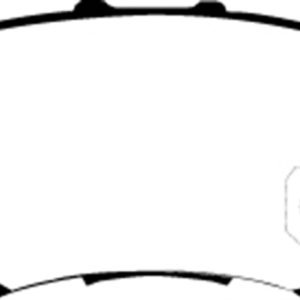 EBC 97 Acura CL 2.2 Ultimax2 Rear Brake Pads