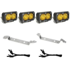 Baja Designs 2022+ Toyota Tundra S2 Sport Fog Pocket Kit - Baja Amber
