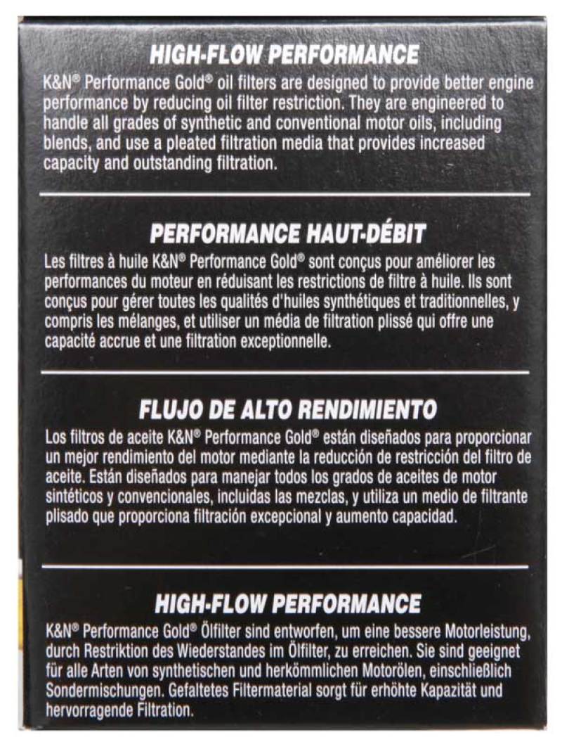 K&N Saturn/Chevrolet/Saab/Pontiac/Vauxhall Cartridge Oil Filter - Image 7