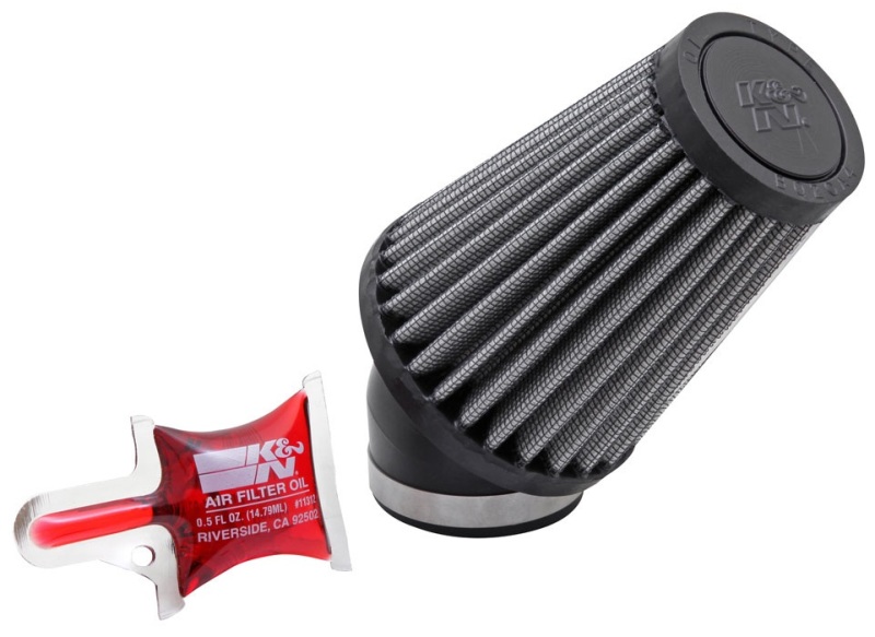 K&N Universal Rubber Filter Round Tapered 3in Base OD x 2in Top OD x 4in H - 73-78 Honda ATC90 - Image 2