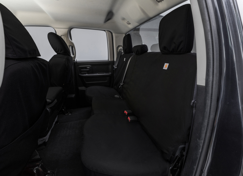 Covercraft 19-24 Chevrolet Silverado Carhartt Super Dux SeatSaverFront Row Seat Covers - Blk - Image 3