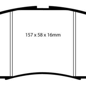 EBC 08-13 Infiniti EX35 3.5 Yellowstuff Front Brake Pads