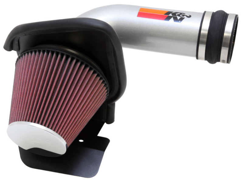 K&N 11 Ford Taurus SHO 3.5L V6 Silver Typhoon Cold Air Intake - Image 2
