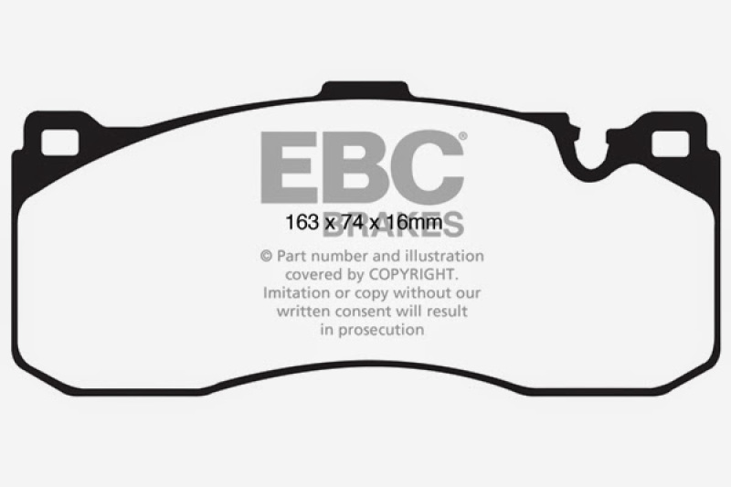 EBC 08-10 BMW 135 3.0 Twin Turbo Bluestuff Front Brake Pads - Image 6