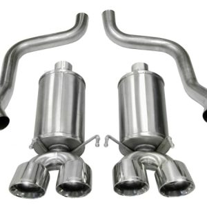 Corsa 2005-2007 Chevrolet Corvette C6 6.0L V8 Polished Xtreme Axle-Back Exhaust