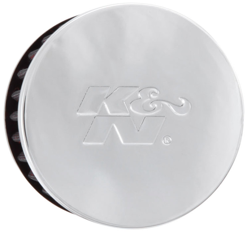 K&N 1.375 inch ID 3 inch OD 2.5 inch H Clamp On Crankcase Vent Filter - Image 5