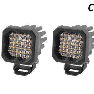 Diode Dynamics Stage Series C1R - White Flood Standard LED Pod (Pair)