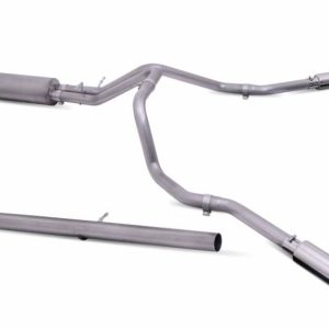 Gibson 20-22 Silverado/GMC Sierra 2500 HD 6.6L Crew Cab (Long Bed) Cat-Back Dual Extreme Exhaust