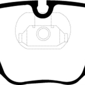 EBC 04-06 BMW X3 2.5 (E83) Greenstuff Rear Brake Pads