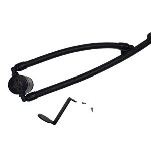 J&L 24-25 Ford Ranger 2.7L EcoBoost PCV Side Black Anodized
