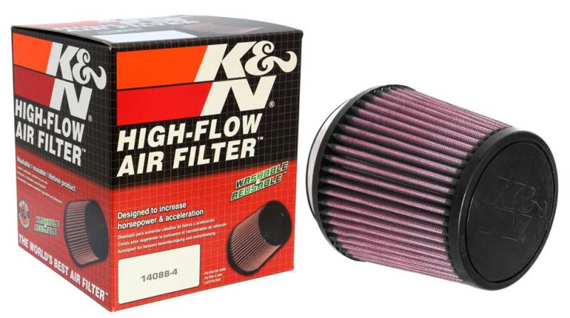 K&N Universal Air Filter 4in Flange / 5-3/8 in Base / 4-1/2in Top / 5in Height - Image 4