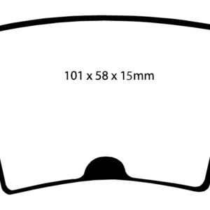 EBC 05-10 Chrysler 300C 5.7 Bluestuff Rear Brake Pads