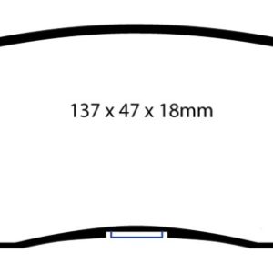 EBC 07+ Buick Enclave 3.6 Yellowstuff Rear Brake Pads