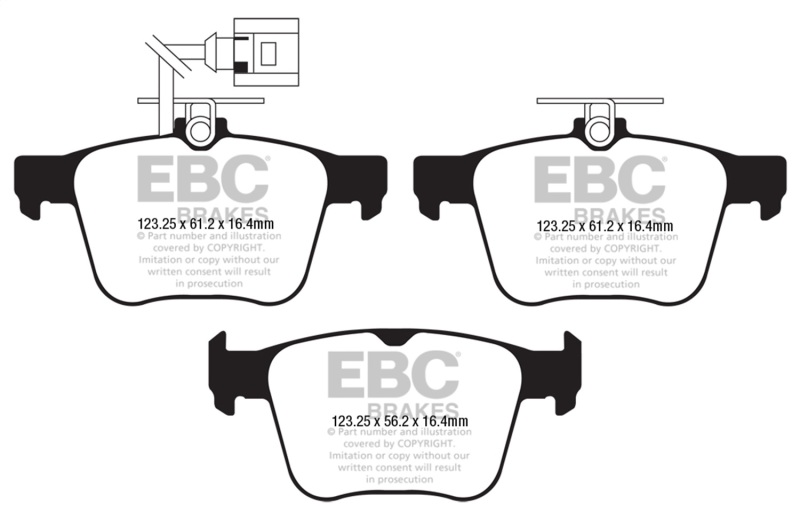 EBC 2018+ Audi TT RS Quattro 2.5L Turbo Bluestuff Rear Brake Pads - Image 8