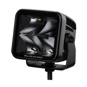 Hella Universal Black Magic 3.2in L.E.D. Cube Kit - Spot Beam
