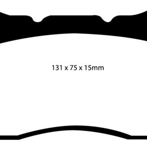 EBC 04-08 Acura TL 3.2 (Manual)(Brembo) Redstuff Front Brake Pads