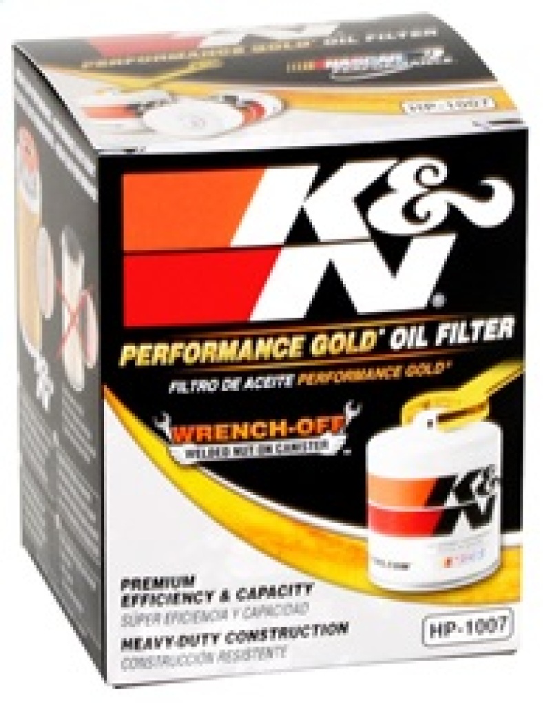 K&N Buick / Chevrolet / Oldsmobile Performance Gold Oil Filter - Image 9