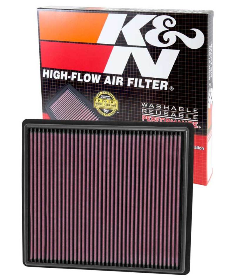 K&N Replacement Air Filter - Panel for 13 Chevrolet Malibu 2.5L/2.0L - Image 8