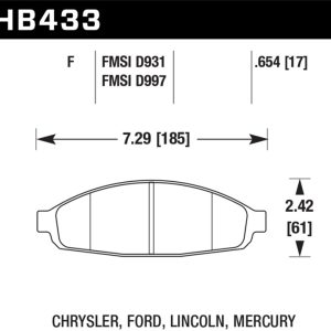 Hawk HPS Street Brake Pads