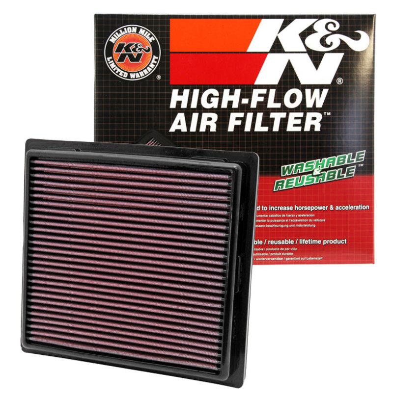 K&N 11 Jeep Grand Cherokee / 11 Dodge Durango Replacement Panel Air Filter - Image 9