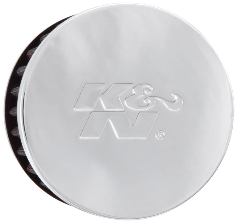 K&N 1.375 inch ID 3 inch OD 2.5 inch H Clamp On Crankcase Vent Filter - Image 8