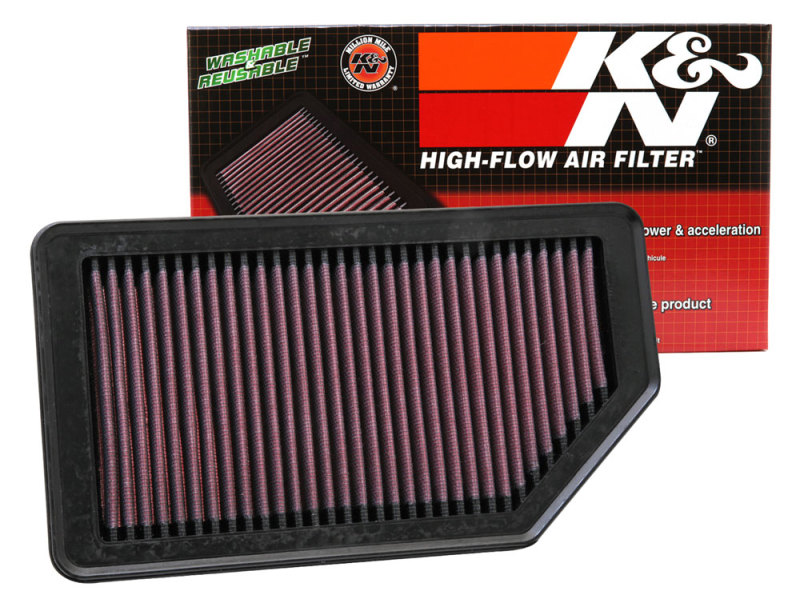 K&N Replacement Air Filter 10.625in O/S Length x 5.75in O/S Width x 1in Height - Image 8