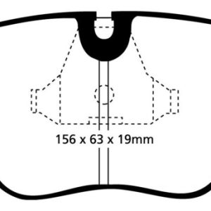 EBC 92-95 BMW M3 3.0 (E36) Bluestuff Front Brake Pads